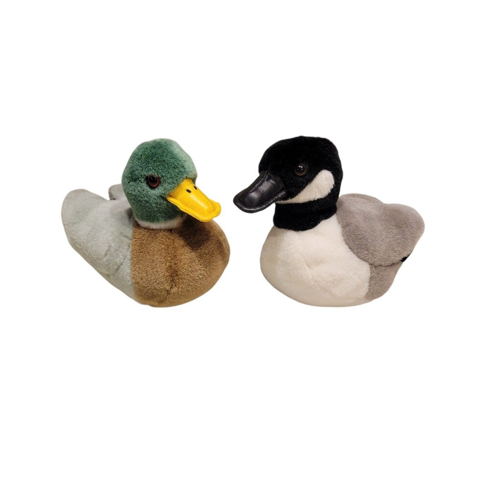 2001 K and M Mallard Duck Plush Mallard & Goose 7" Soft Toy NO SOUND